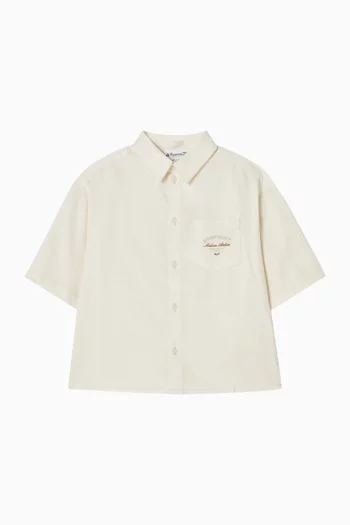 Elyas Embroidered Shirt in Cotton