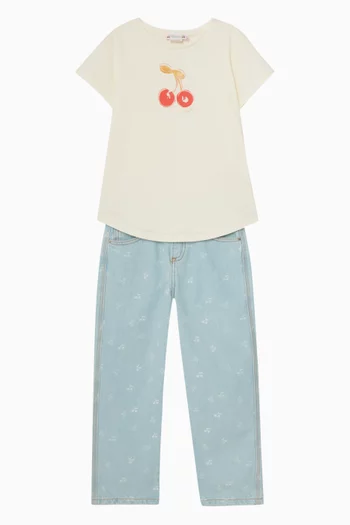 Eloha Straight-leg Jeans in Denim