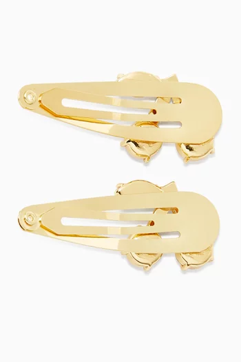 Embellished Cherry Hair Clips, Set of 2