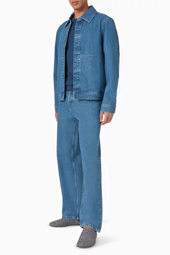 Rider Straight-leg Jeans in Denim