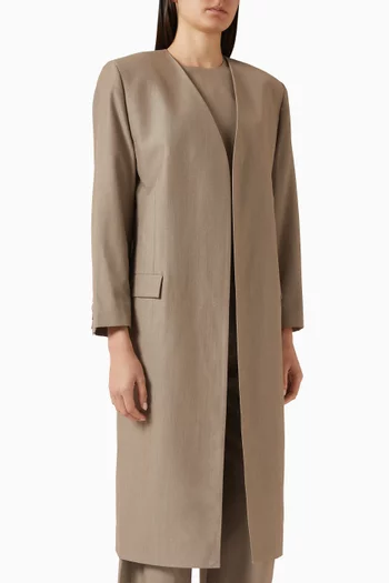 جاكيت بتصميم مفتوح من الأمام