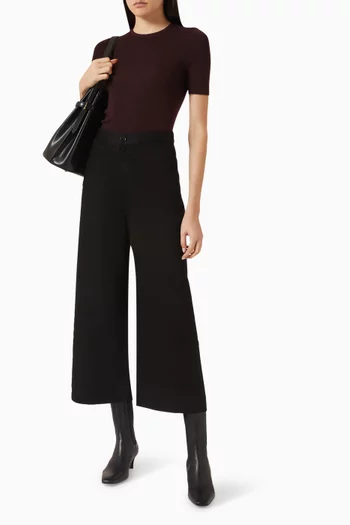 Crop Wide-leg Pants