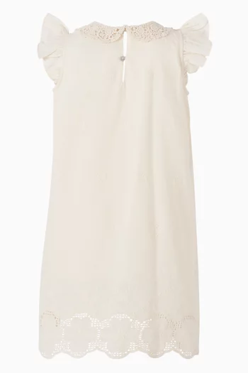 فستان أنطونيلا بتطريزات زهور