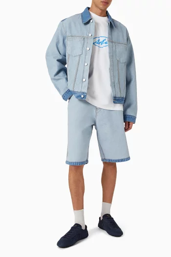 شورت بتصميم مقلوب دينم