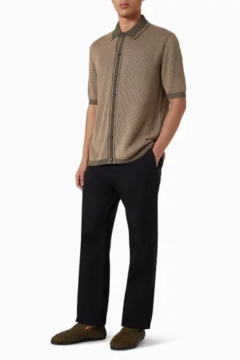 تي شيرت بولو فانيس بغرزة شبيكة