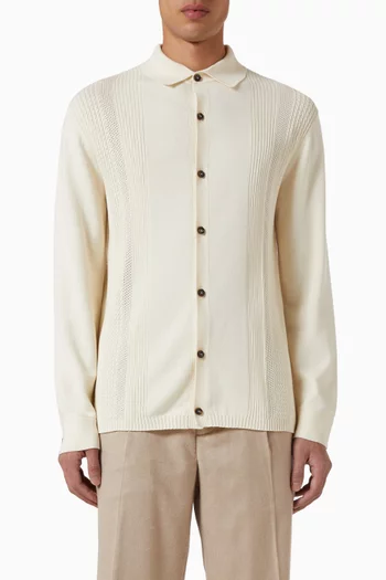 تي شيرت بولو بخطوط سميكة