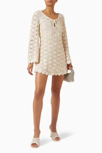 Micah Macrame Mini Dress