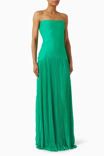 Sunniva Maxi Dress in Crepe