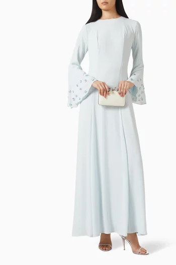 Floral-embellished Dress