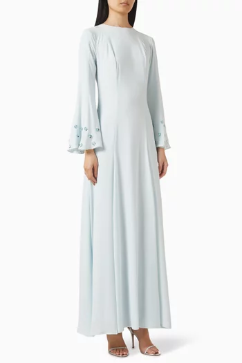 Floral-embellished Dress