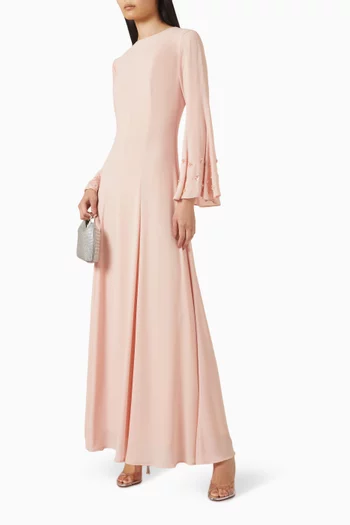 Floral-embellished Dress