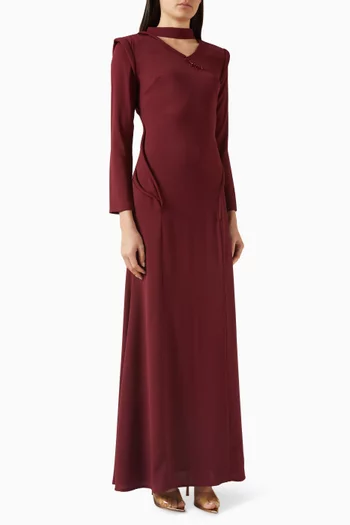 Bead-embellished Maxi Dress