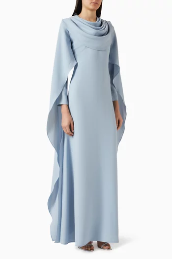 Cowl Neck Maxi Dress