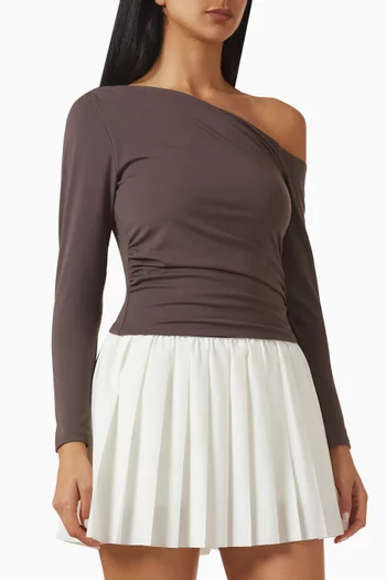 356 Asymmetric One-shoulder Top