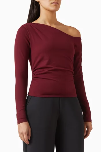 356 Asymmetric One-shoulder Top