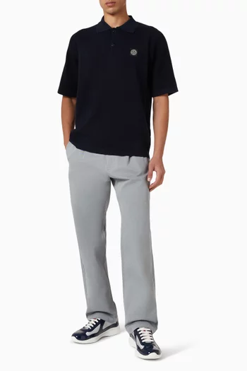 تي شيرت بولو منسوج قطن