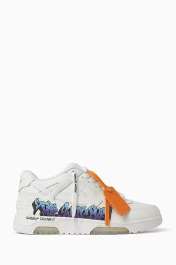 Out Of Office "For Walking" Art Sneakers in Calf Leather