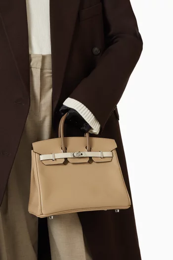 Unused Birkin 25 Bag in Epsom Leather