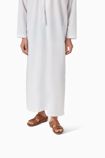 Quadratura Cuerno Sandals in Deercalf