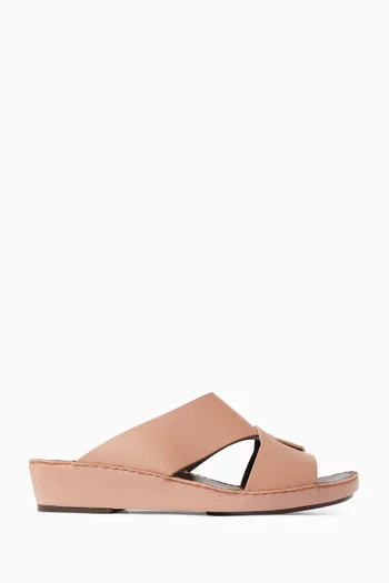 Piega Cucire Sandals in Nappa Leather