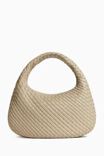 Veneta Shoulder Bag in Padded Intrecciato Leather
