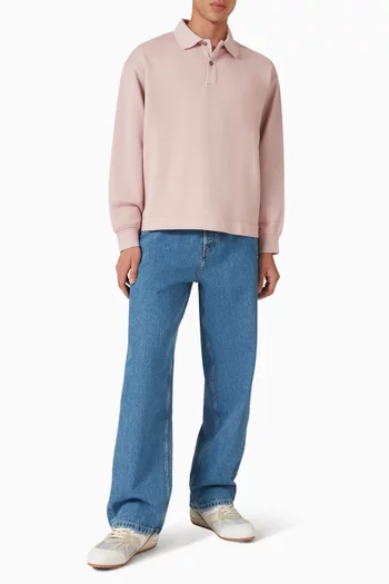 Polo Sweater in Cotton