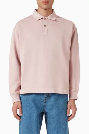 Polo Sweater in Cotton