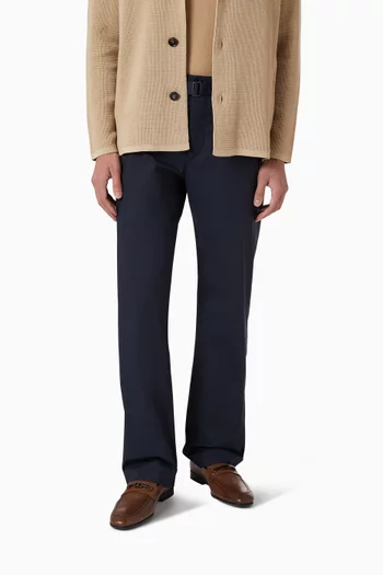 Logo Loafers in Leather