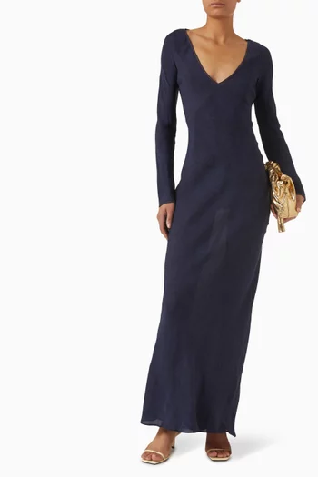 Odilia V-neck Dress in Viscose