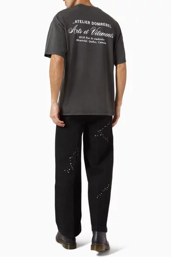 تي شيرت آرتس فيتيمنتس قطن جيرسيه