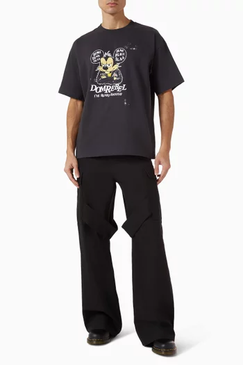 تي شيرت بلابلا قطن وجيرسيه