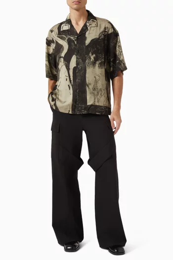 قميص اكستروفيرت بياقة بطية