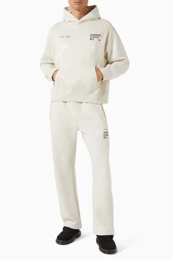 سويت شيرت ستاف بنقشة صوف قطني