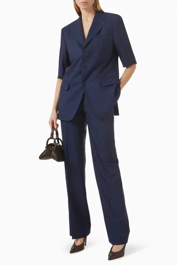 Alvise Straight-leg Pants in Virgin Wool