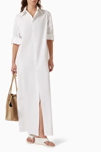 Malik Shirt Dress in Cotton-poplin