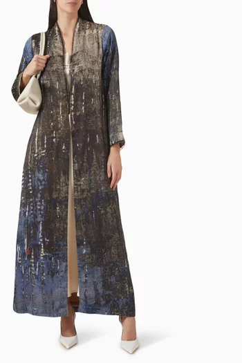 Printed Abaya in Viscose