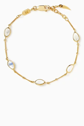 Magma Charm Bracelet in 18kt Gold Vermeil