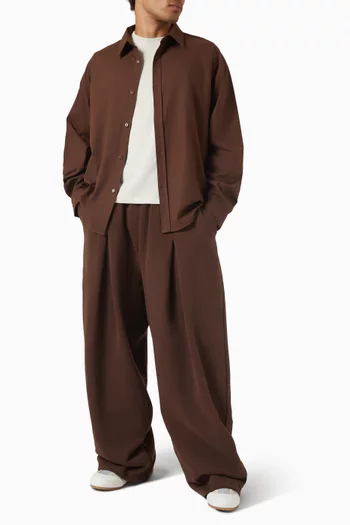 تي شيرت منسوج بقصة ضيقة