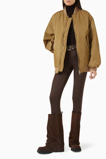 Astra Bomber Jacket in Satin