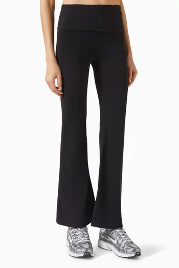 بنطال بقصة واسعة وحزام خصر مطوٍ دايفليكس