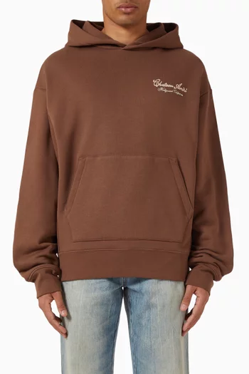 Chateau Script Hoodie in Cotton