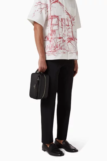 حقيبة صغيرة للسفر جلد سافيانو