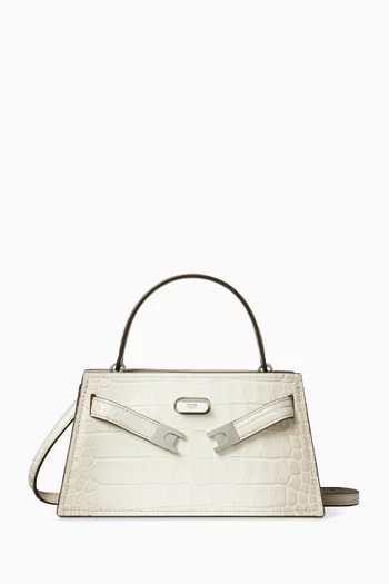 حقيبة لي رادزيويل ميني بيد علوية جلد بنقشة جلد التمساح