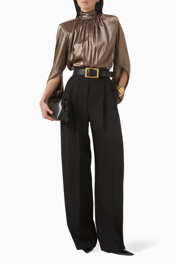 Cascade Tunic in Satin