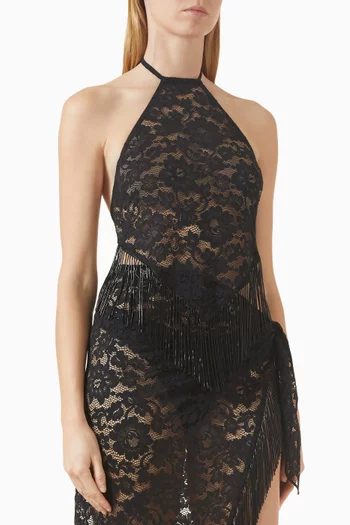 Bandana Cover-up Top in Lace