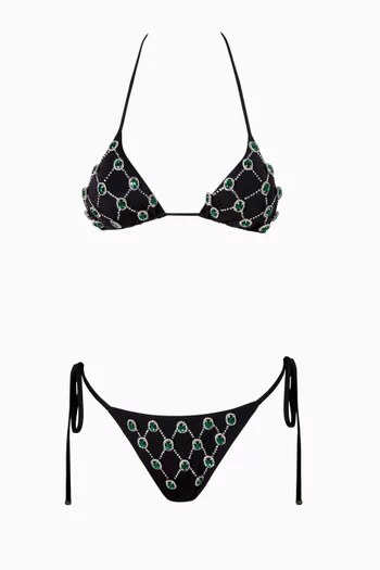 54th Embellished Bikini Set