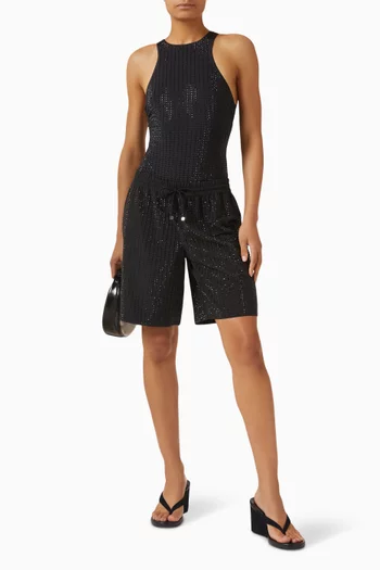 Malibu Crystal-embellished Boxer Shorts