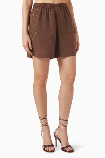 Embellished Boxer Shorts