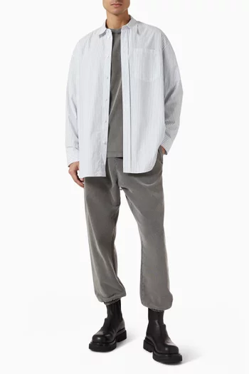 بنطال رياضي صوف بتصميم باهت 