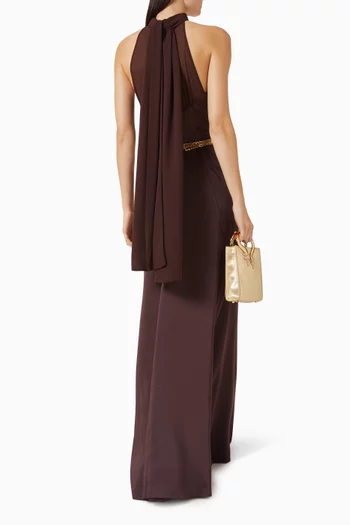 Belted Dress in Georgette